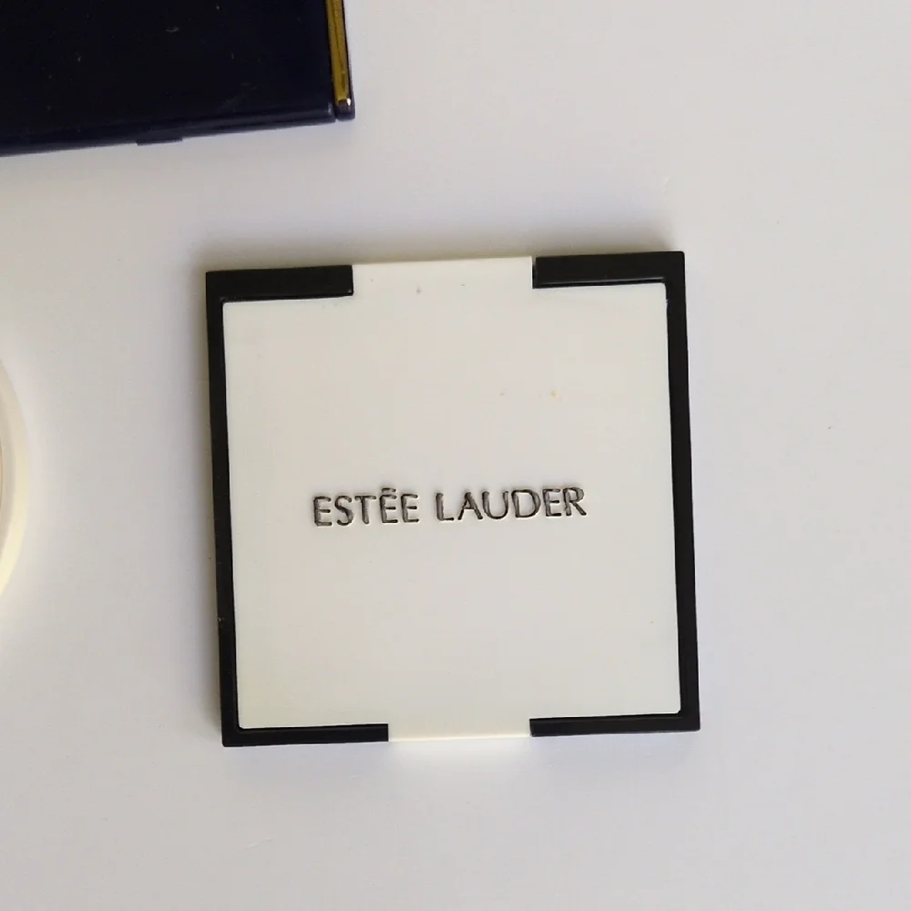 Vintage Estee Lauder Compact Standing Travel or Purse Mirrors - Rectangle Circle